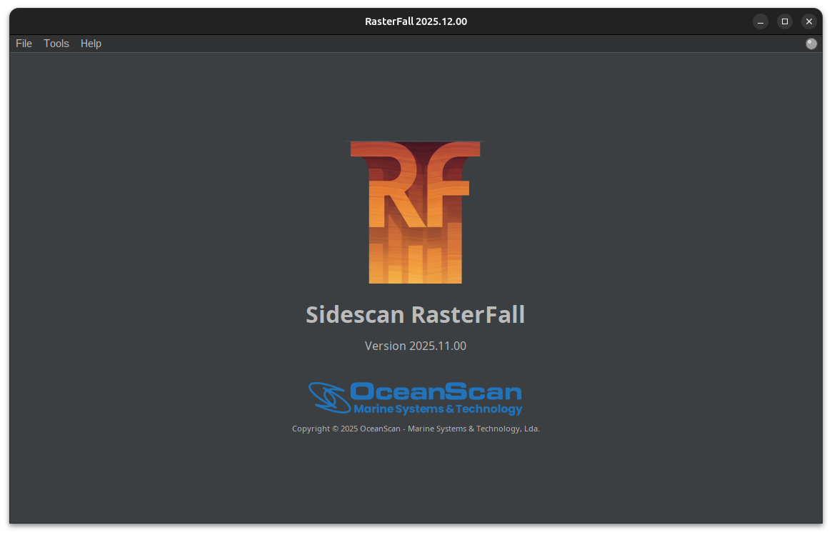 Rasterfall Home Screen